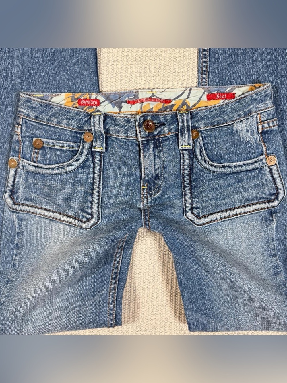 Vigoss Y2K low rise bootcut jeans 🩵 - Picture 3 of 8
